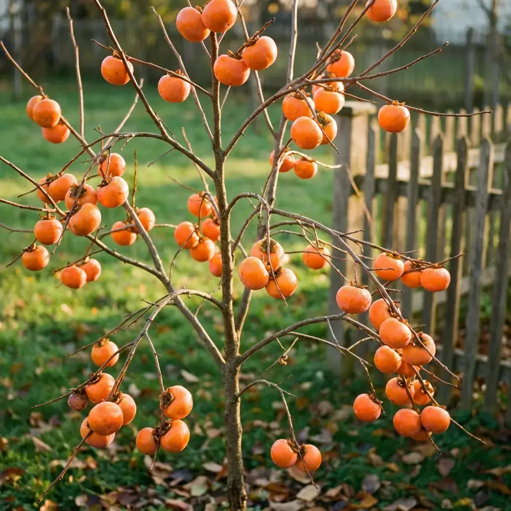 Дерево хурми в саду